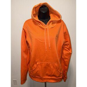 Under Armor Large Hoodie Pullover Orange  Long Sleeve Sport